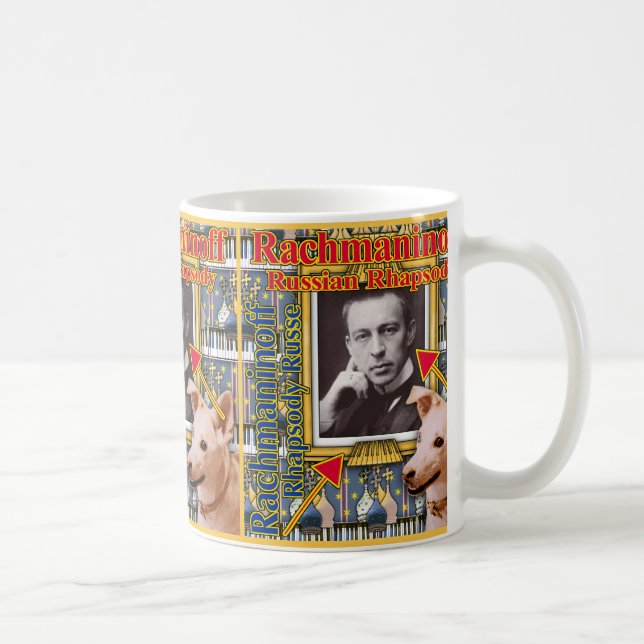 Sergei Rachmaninoff Coffee Mug (Right)