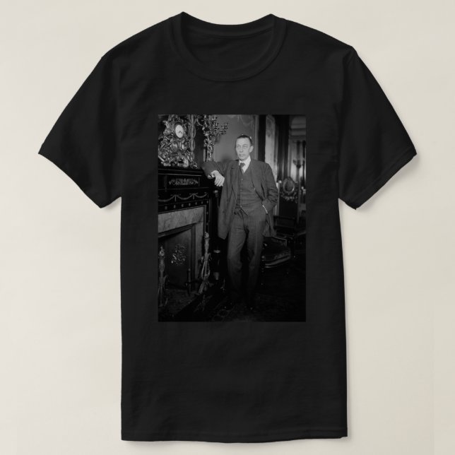 Sergei Rachmaninoff Portrait - Circa 1915 Photogra T-Shirt (Design Front)