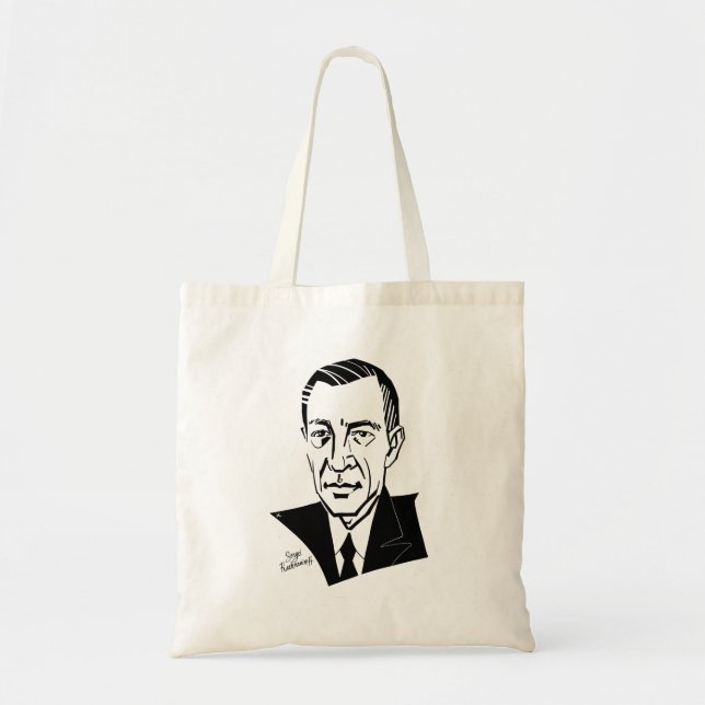 Sergei Rachmaninoff Tote Bag (Front)