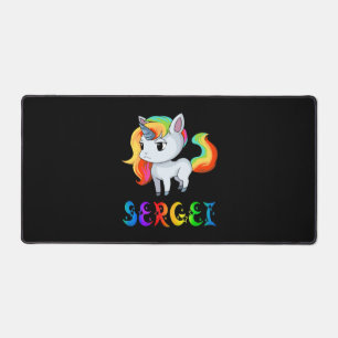 Sergei Unicorn Desk Mat