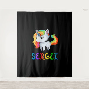 Sergei Unicorn Tapestry