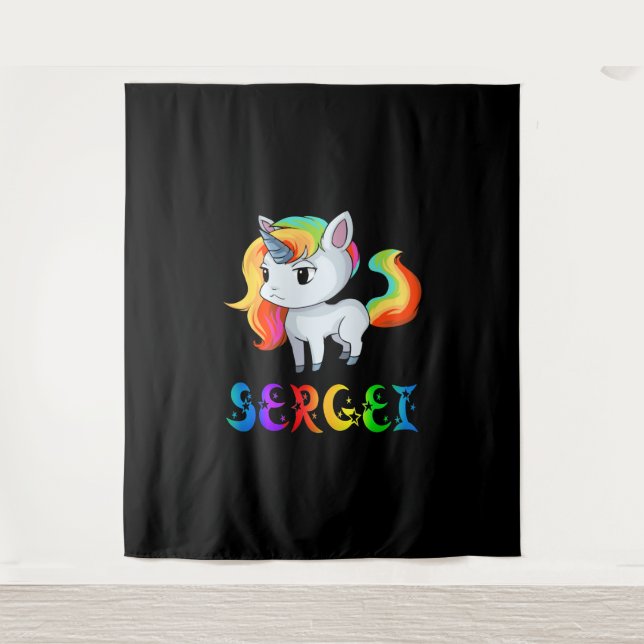 Sergei Unicorn Tapestry (Front)
