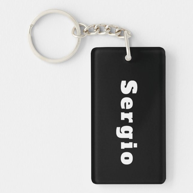 Sergio Key Ring (Front)
