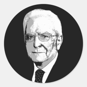 Sergio Mattarella Classic Round Sticker