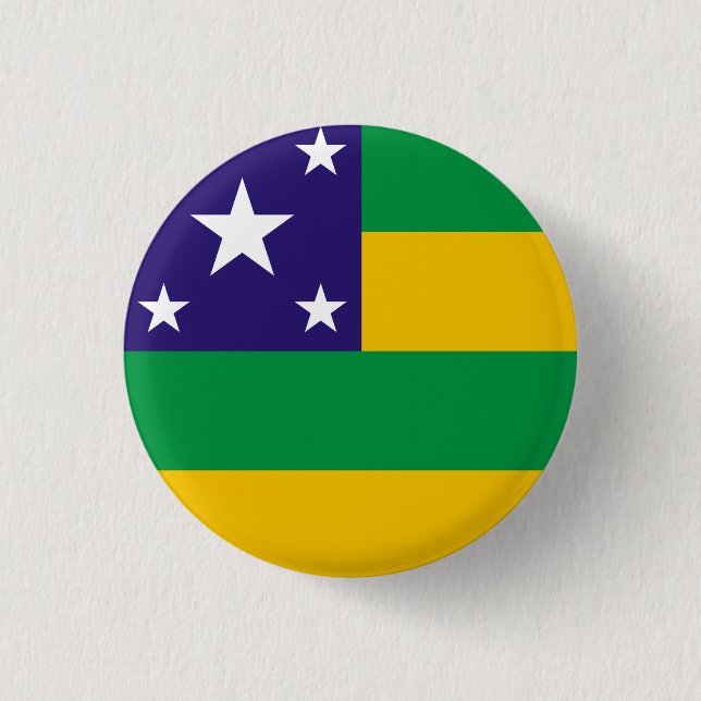 Sergipe, Brazilian state flag button (Front)