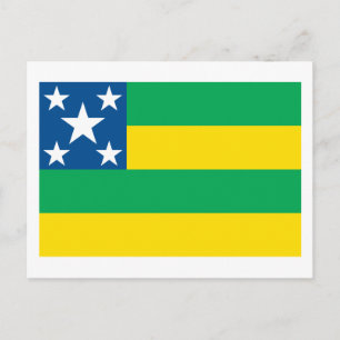 Sergipe Flag Postcard