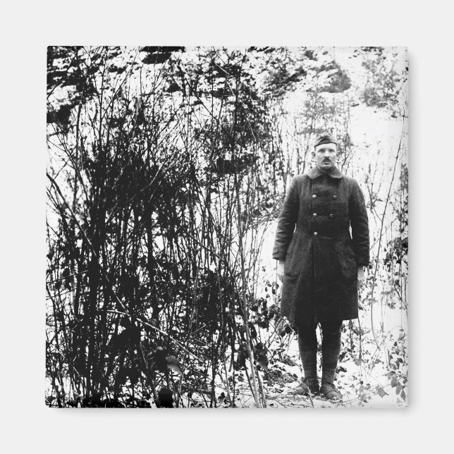 Sergt. Alvin C. York, 328th Infantry_War Image Magnet (Front)