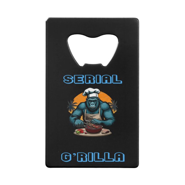 Serial G'rilla Master BBQ Griller Fun Pun (Front)
