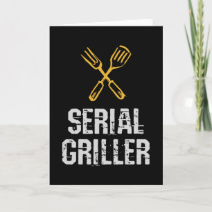 Serial griller Grill BBQ master Grill cutlery Card
