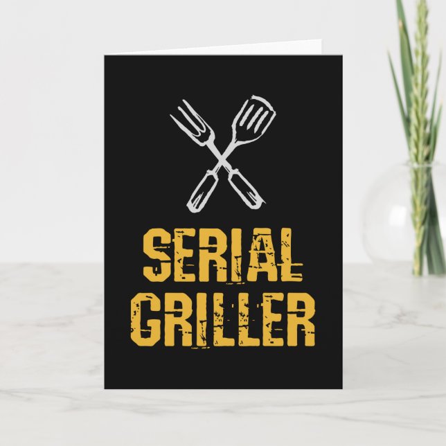 Serial griller Grill BBQ master Grill cutlery Card (Front)