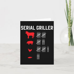 Serial Griller Grilling Grillmaster Rbecue Bbq Card