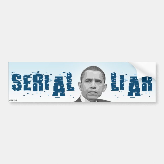 Serial Liar Bumper Sticker (Front)
