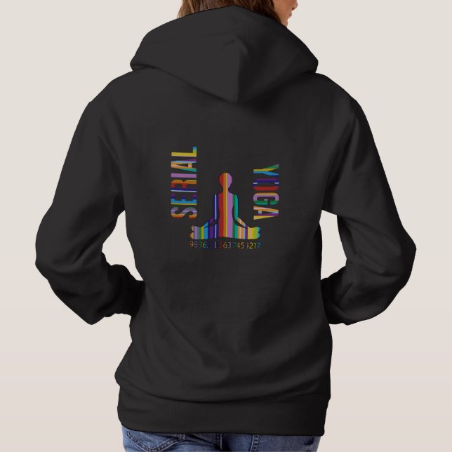 serial yoga - hooded sweatshirt (Back)