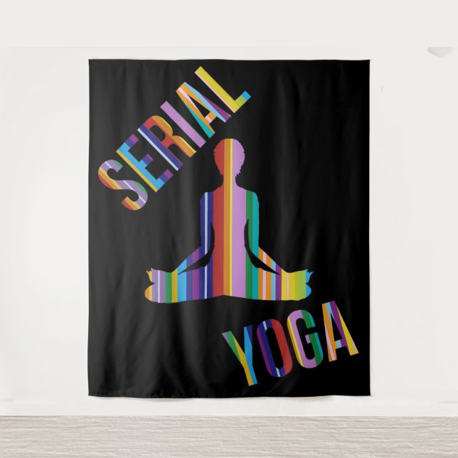serial yoga - tapestry (Front)