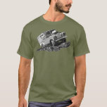 Series 1 LandRover Illustration T Shirt<br><div class="desc">Inspired by the legendary British 4x4,  our exclusive t shirt features a vintage style illustration of the earliest,  original,  Series 1 type with 80inch chassis. Vintage Land Rover T Shirt</div>