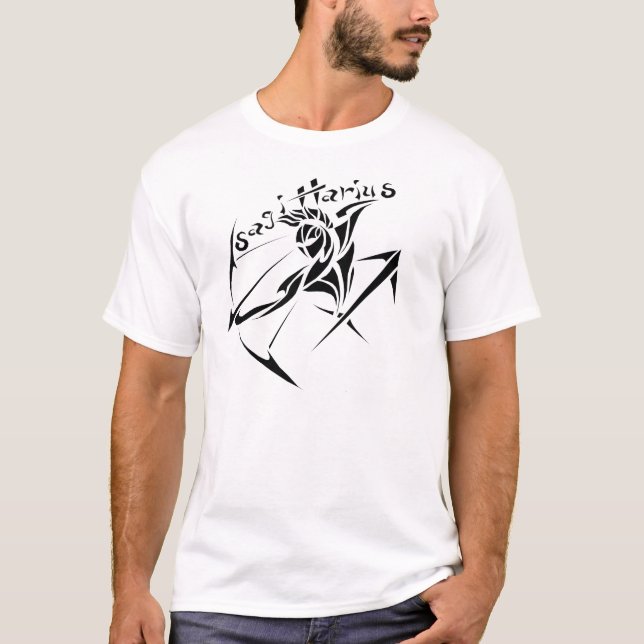 Series 1 Sagittarius Blac T-Shirt (Front)