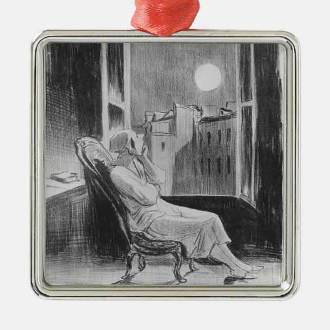 Series 'Les Bas-Bleus', O Moon Metal Tree Decoration (Front)