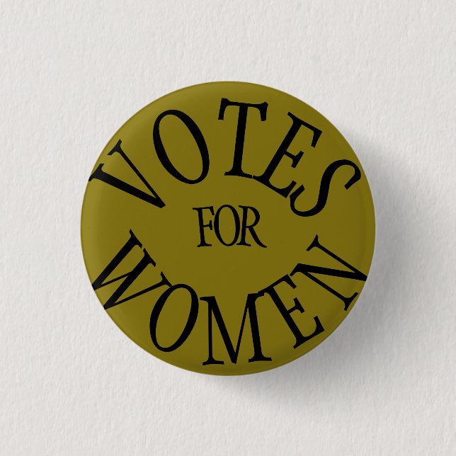 series of 8 collectable suffrage button (Front)