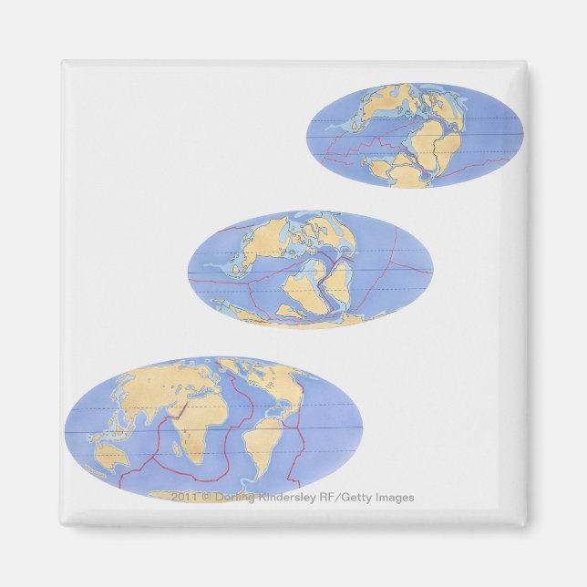 Series of Illustrations of Earth Magnet (Front)