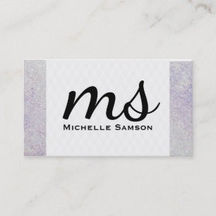 Serif   Monogram Business Card