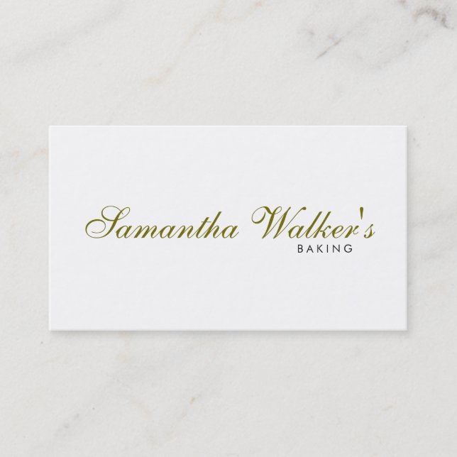 Serif Type 2 Business Card (Front)