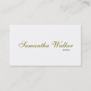 Serif Type 2 Business Card