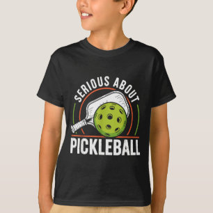 Serious about pickleball funny pickle ball T-Shirt