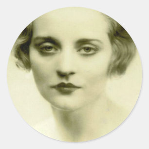 Serious Beauty Classic Round Sticker