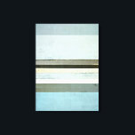 'Serious' Blue and Grey Abstract Art Canvas Print<br><div class="desc">The image used to create this product is an original abstract art painting by T30 Gallery.</div>