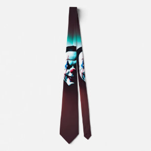Serious Clown Neck Tie