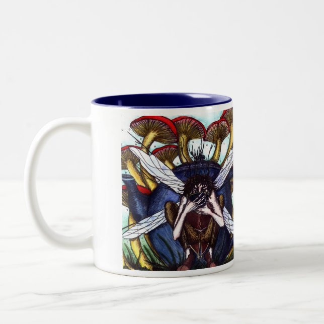 Serious Faery Tea Mug (Left)