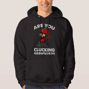 Serious Farmer Chicken   Hoodie