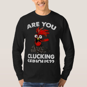 Serious Farmer Chicken T-Shirt