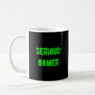 Serious Gamer - Green Coffee Mug