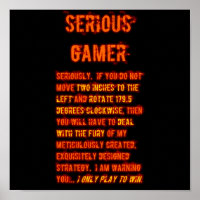 Serious Gamer - Orange