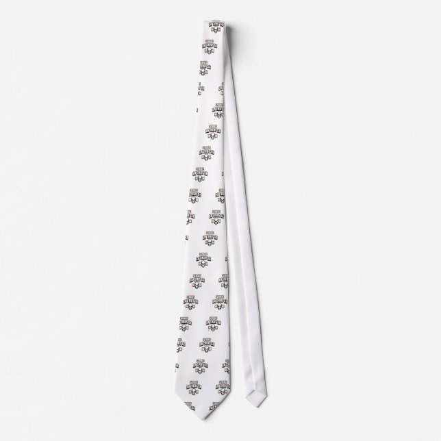 Serious Lacrosse Mum Great Gift Tie (Front)
