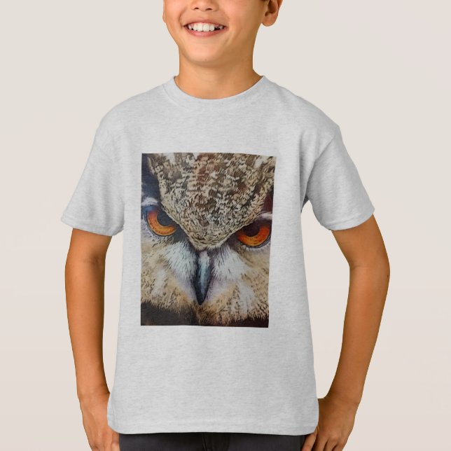 Serious Owl T-Shirt (Front)