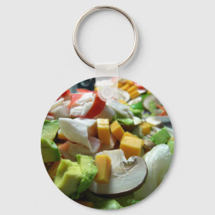 Serious salad key ring