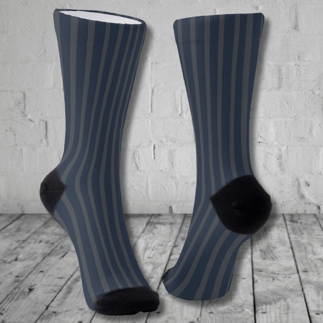Serious Socks dark blue stripes (Creator Uploaded)
