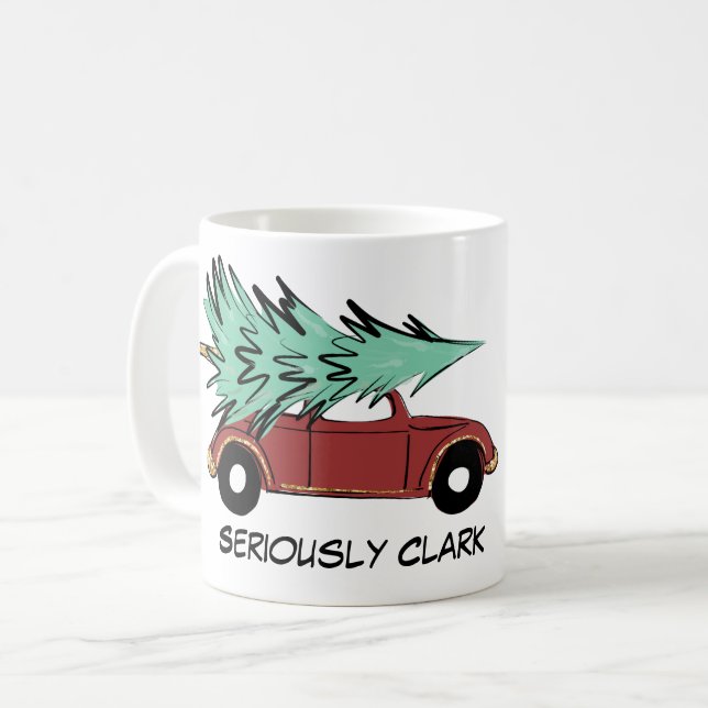 Seriously Clark Coffee Mug (Front Left)