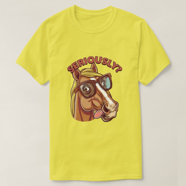 Seriously Cool Men's T-Shirt – Funny & Stylish Hor (Design Front)