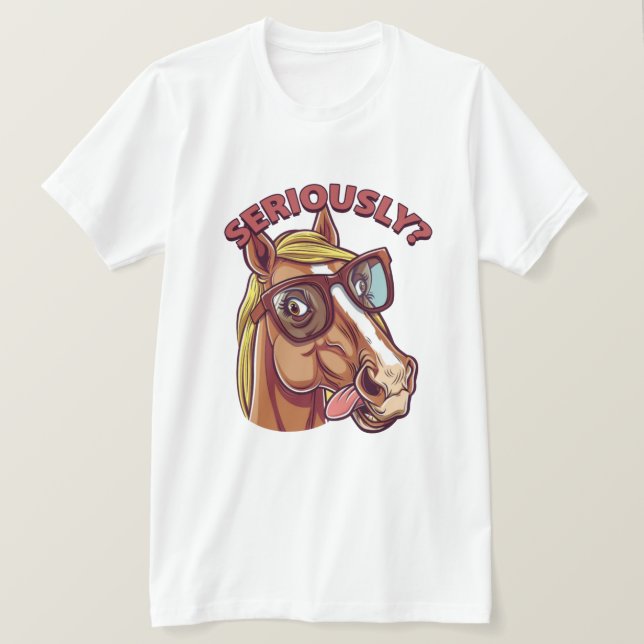 Seriously Cool Men's T-Shirt – Funny & Stylish Hor (Design Front)