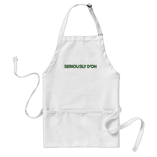 Seriously D'oh Standard Apron (Front)