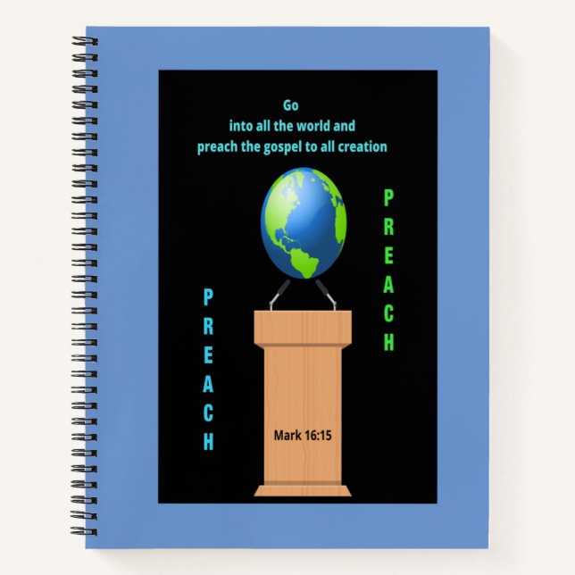 Sermon Notebook To Write In Sermons & Notes (Front)