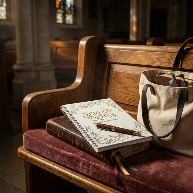 Sermon notes elegant design notebook (Creator Uploaded)