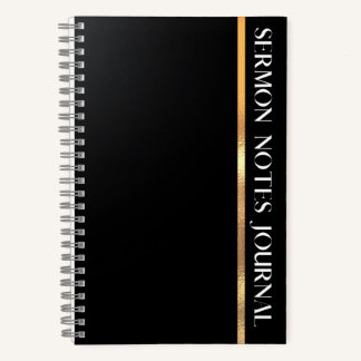 Sermon Notes Journal