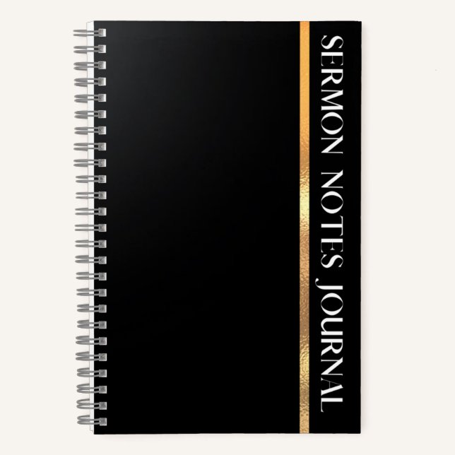 Sermon Notes Journal (Front)