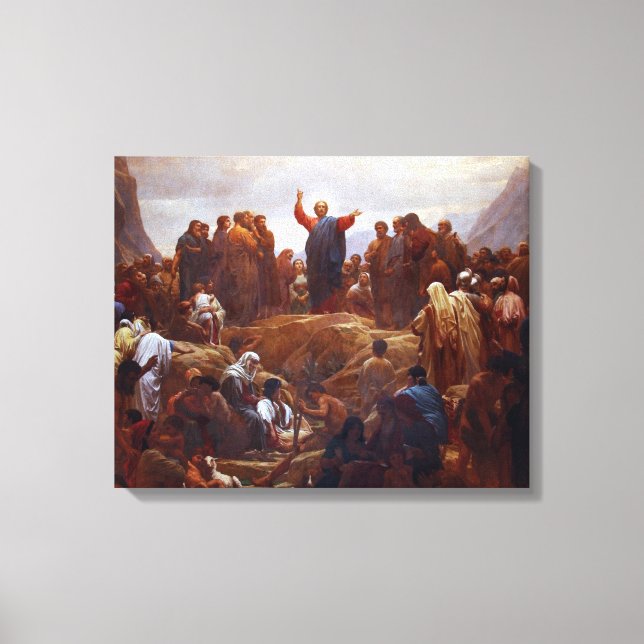 Sermon on the Mount Canvas Print (Front)