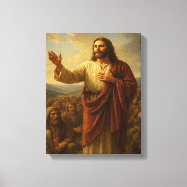 Sermon on the Mount™ LDS Canvas Wall Art (Front)