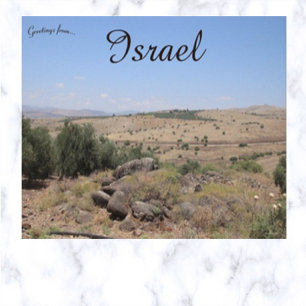 Sermon on the Mount Site Near Sea of Galilee  Postcard